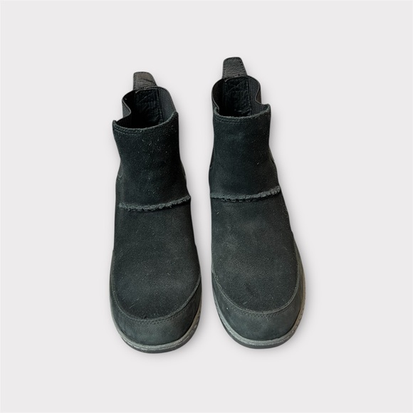 UGG Women's Kress Black Suede Waterproof Ankle Boots Size 7.5 - Picture 2 of 8